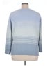 Ella Moss Stripes Blue Pullover Sweater Size XL - photo 2