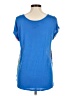 i Jeans by Buffalo 100% Polyester Teal Short Sleeve Top Size M - photo 2