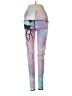 Teeki Graphic Blue Purple Yoga Pants Size S - photo 2