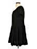 Max Studio Solid Black Casual Dress Size S - photo 5