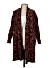 PREMISE Floral Orange Brown Cardigan Size M - photo 1