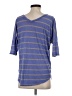 Splendid Blue 3/4 Sleeve T-Shirt Size S - photo 2