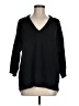 DKNY 100% Cotton Black Pullover Sweater Size M - photo 1