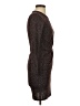 Aqua Tweed Brown Casual Dress Size XS - photo 4
