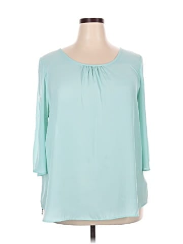 Moa U.S.A. 3/4 Sleeve Blouse (view 1)