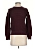 Ann Taylor LOFT 100% Cotton Solid Burgundy Pullover Sweater Size XS - photo 1