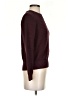 Ann Taylor LOFT 100% Cotton Solid Burgundy Pullover Sweater Size XS - photo 4