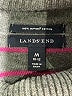 Lands' End 100% Supima Cotton Brown Turtleneck Sweater Size M - photo 7