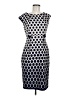 Connected Apparel Polka Dots Blue Cocktail Dress Size 6 - photo 1