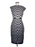 Connected Apparel Polka Dots Blue Cocktail Dress Size 6 - photo 2
