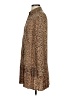 J.Crew 100% Viscose Animal Print Brown Casual Dress Size XS - photo 5