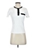 Zara Ivory Short Sleeve Top Size S - photo 1