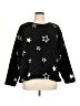 Ann Taylor LOFT Stars Black Pullover Sweater Size XL - photo 1