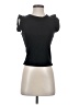 Blue Rain Black Short Sleeve Top Size S - photo 1