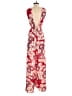 Paper Crown 100% Polyester Paisley Red Jumpsuit Size XS - photo 2