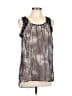 Pink Rose 100% Polyester Silver Tank Top Size XL - photo 1