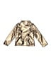 Little Lass 100% Polyester Metallic Gold Jacket Size 2T - photo 1