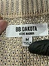 BB Dakota by Steve Madden Metallic Tan Pullover Sweater Size M - photo 7