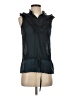 Tibi 100% Cotton Black Sleeveless Blouse Size 4 - photo 1