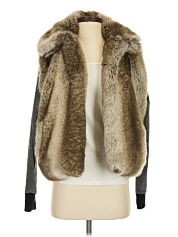 John Eshaya Faux Fur Vest (view 1)