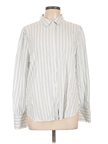 Ann Taylor Factory Long Sleeve Button-Down Shirt (view 1)