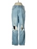 Universal Thread Hearts Blue Jeans Size 4S - photo 1