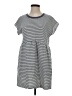 Hem & Thread Stripes Gray Casual Dress Size S - photo 1