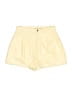 Missguided 100% Polyurethane Solid Yellow Shorts Size 4 - photo 1