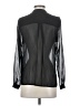 Mango Black Long Sleeve Blouse Size 2 - photo 2