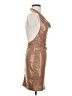 Shein 100% Polyamide Metallic Brown Cocktail Dress Size 4 - photo 4