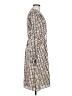 H&M 100% Polyester Print Tan Casual Dress Size 8 - photo 4