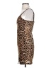 Shein Animal Print Brown Cocktail Dress Size 4 - photo 5