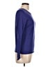 Ellen Tracy 100% Merino Extra Fine Wool Blue Wool Pullover Sweater Size L - photo 4