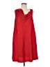 Laundry by Shelli Segal 100% Polyester Solid Red Casual Dress Size 8 - photo 1