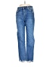 Just Black Hearts Blue Jeans Size 24 waist - photo 1