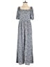 Unbranded Gray Blue Casual Dress Size XXS (estimated) - photo 1