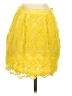 Club Monaco 100% Polyester Yellow Formal Skirt Size 2 - photo 2
