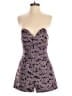Lavender Brown 100% Polyester Purple Romper Size S - photo 1