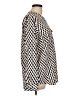 Calvin Klein 100% Polyester Chevron-herringbone Ivory Pink Long Sleeve Blouse Size L (estimated) - photo 4