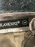 Blank NYC 100% Leather Metallic Silver Leather Skirt Size 24 waist - photo 3