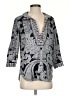 Chico's Paisley Gray 3/4 Sleeve Blouse Size Sm (0) - photo 1