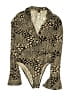 Shein Animal Print Gold Bodysuit Size 8 - 10 - photo 1