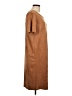 Cal Style Solid Brown Casual Dress Size L - photo 4