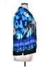 Assorted Brands Tropical Blue Short Sleeve Blouse Size XL - photo 4