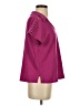 Fred David Pink Short Sleeve Top Size S - photo 4