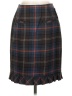 CAbi Plaid Gray Casual Skirt Size 4 - photo 1