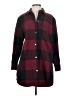 BB Dakota Plaid Burgundy Coat Size S - photo 1