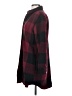 BB Dakota Plaid Burgundy Coat Size S - photo 5