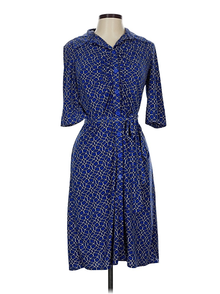 Pre-owned Laundry By Shelli Segal Casual Dress In Blue