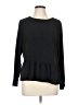 Apt. 9 Black Long Sleeve Top Size L - photo 1